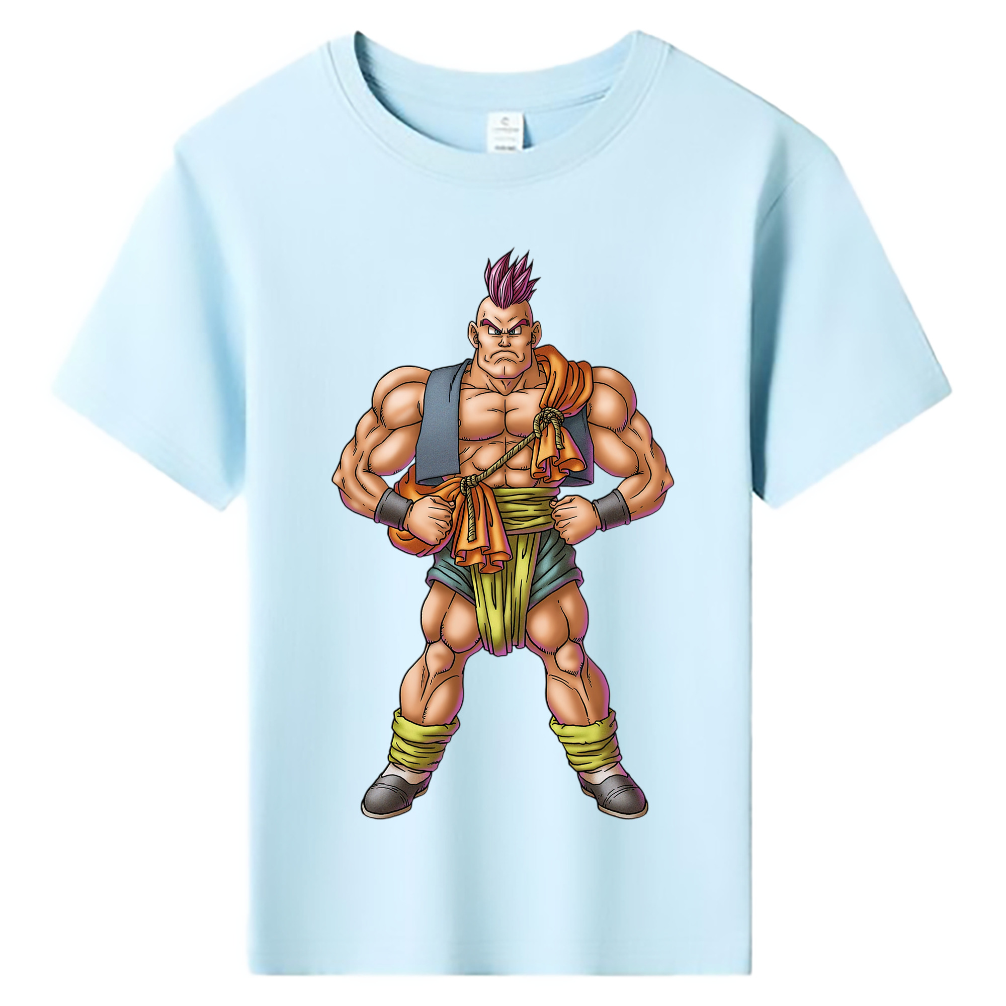 （画像用） ドラゴンクエスト Doragon Kuesuto Dragon Quest 綿100％キッズTシャツ（フロントプリント）
